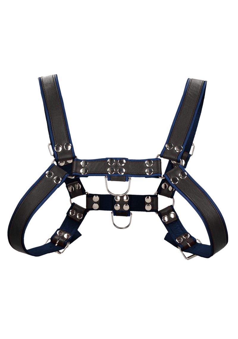 Ouch! Harnesses - Heren Borst Harnas Blauw