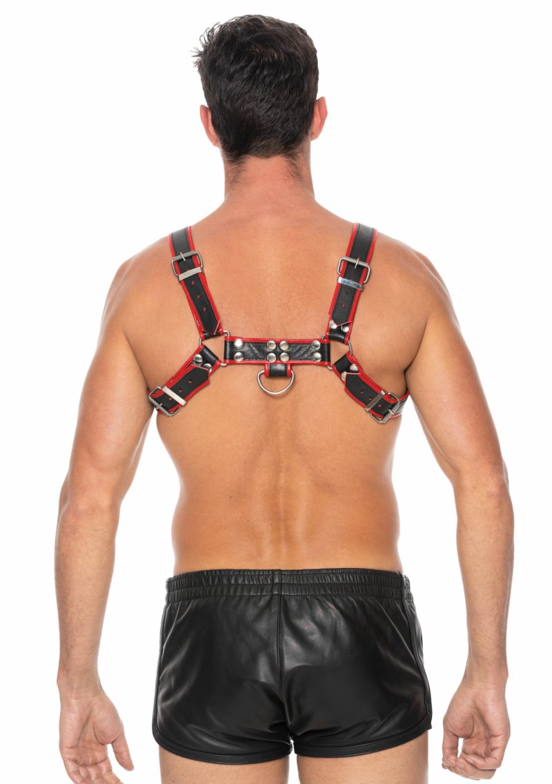 Ouch! Harnesses - Heren Borst Harnas Rood