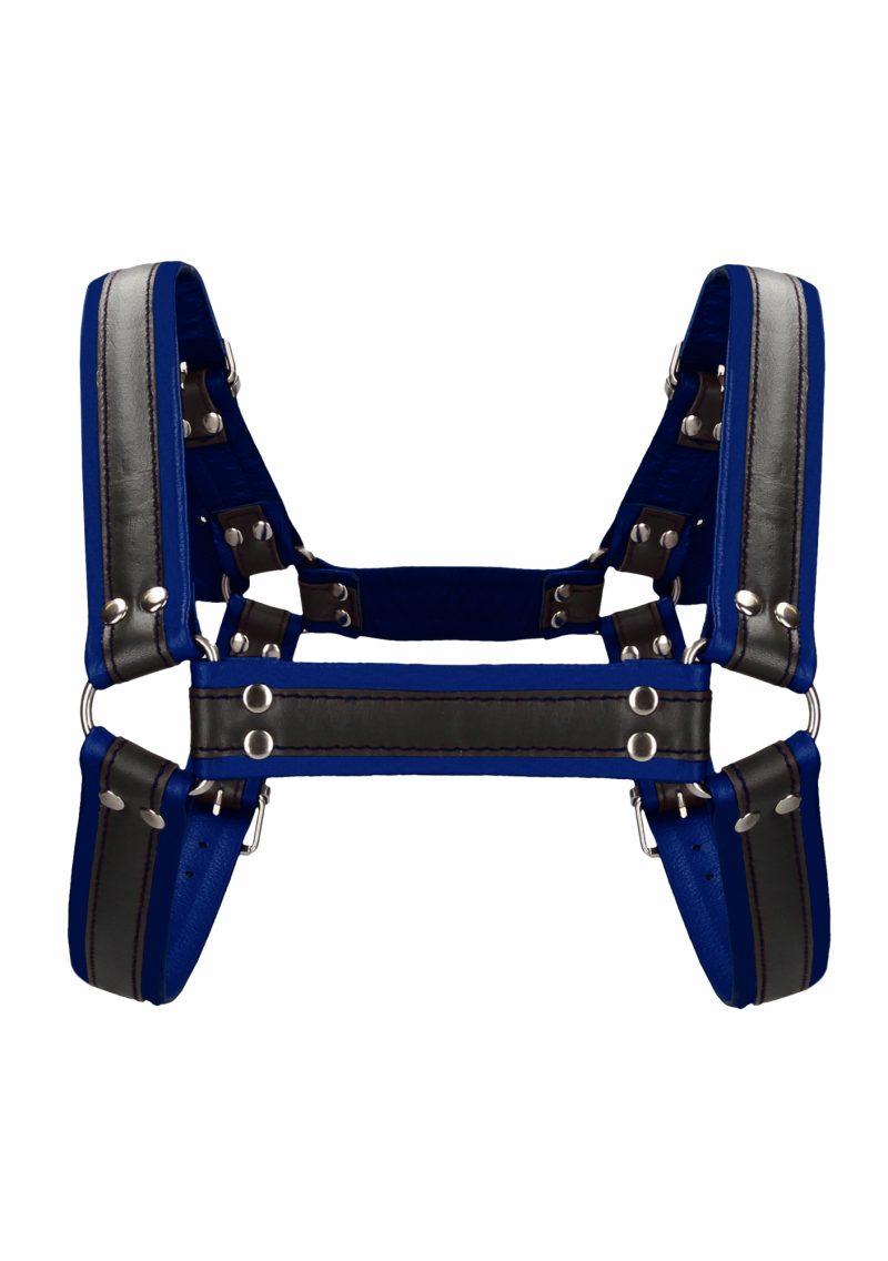 Ouch! Harnesses - Bulldog Harnas Blauw