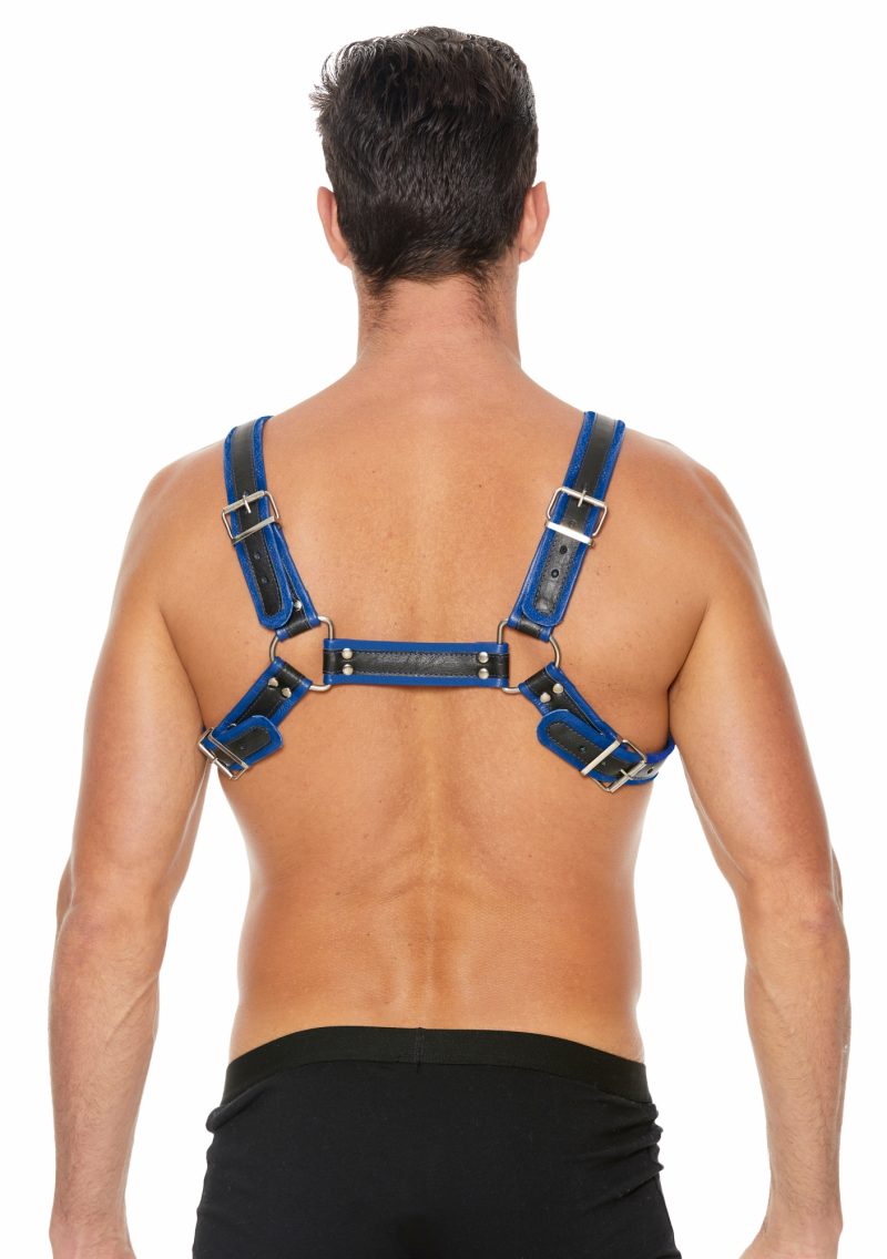 Ouch! Harnesses - Bulldog Harnas Blauw