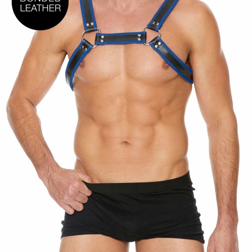 Ouch! Harnesses - Bulldog Harnas Blauw