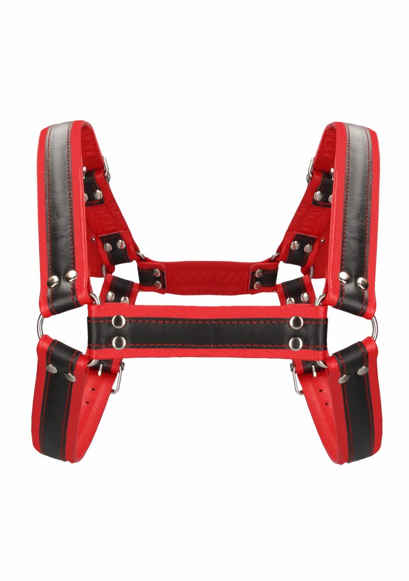 Ouch! Harnesses - Bulldog Harnas Rood