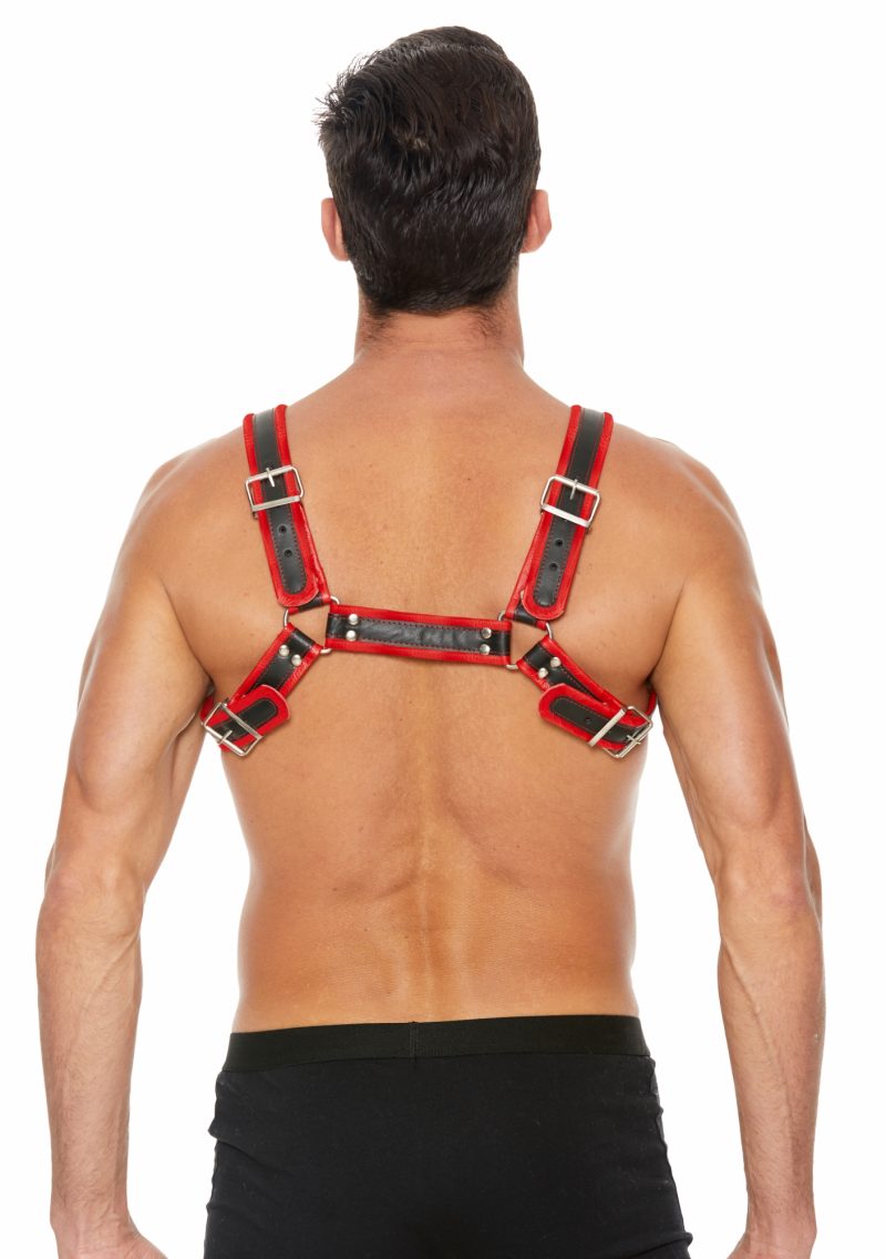 Ouch! Harnesses - Bulldog Harnas Rood