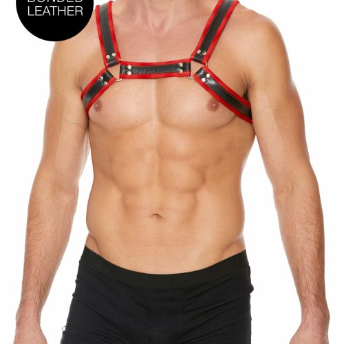 Ouch! Harnesses - Bulldog Harnas Rood