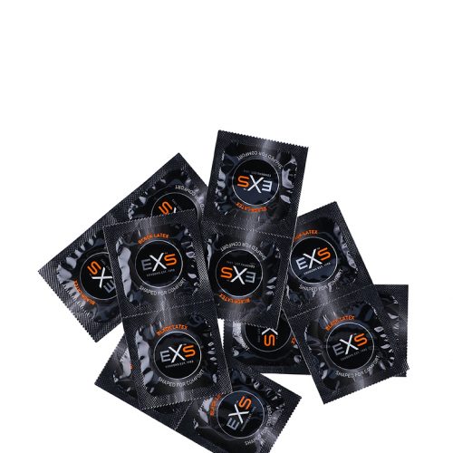 EXS Condoms - Zwarte Latex Condooms (12 pack)