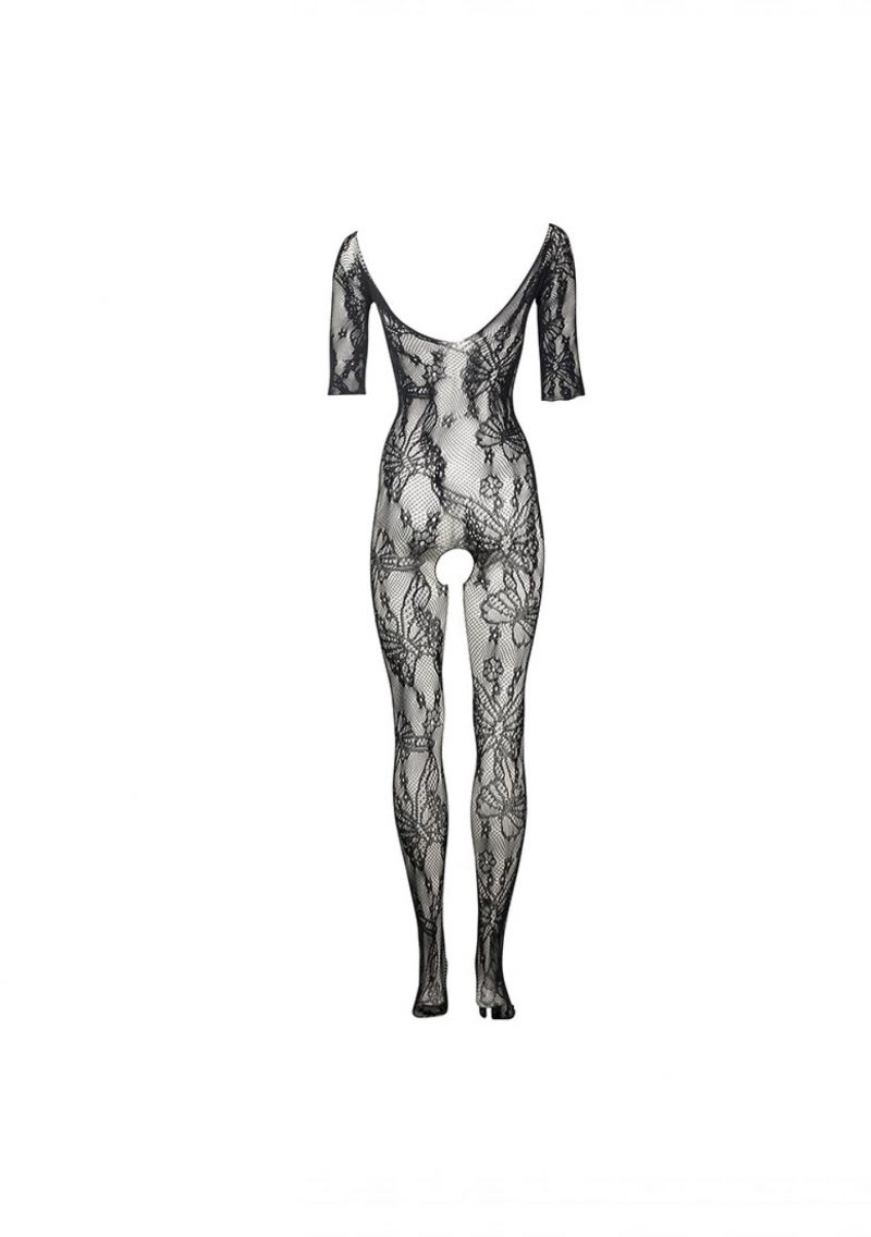 Le Désir - Lace sleeved Bodystocking - S-XL
