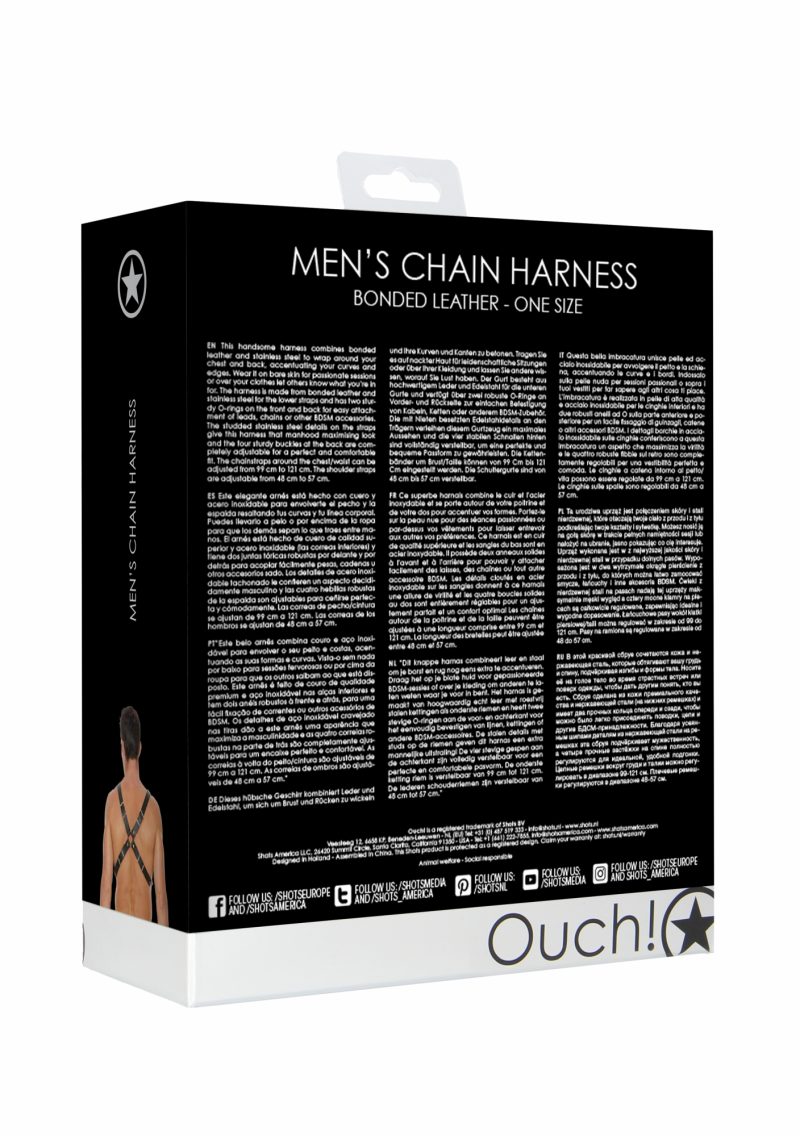 Ouch! Harnesses - Mannen ketting Harnas