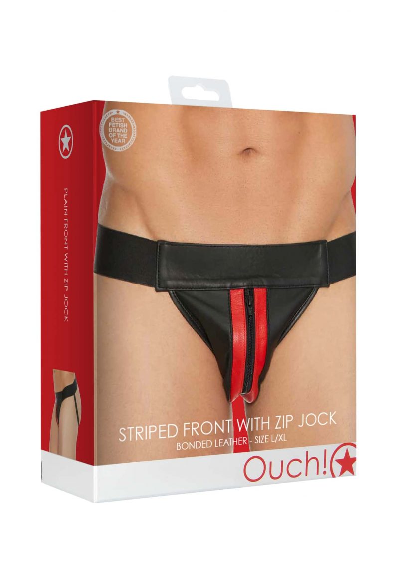 Ouch! Harnesses - Leren Jockstrap - BDSM Jock onderbroek