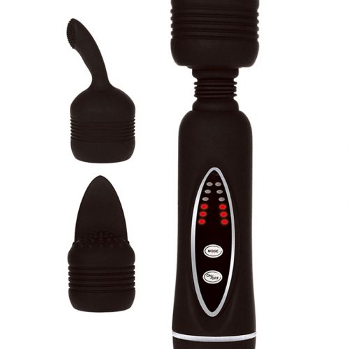 Black Power Wand with 2 Heads