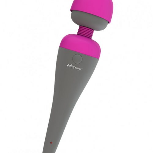 PalmPower - PalmPower Wand Massager - Grijs & Roze