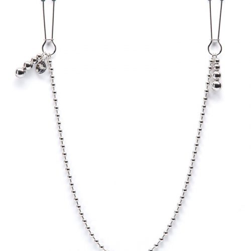 At My Mercy - FSoG "Darker" Beaded Chain Nipple Clamps