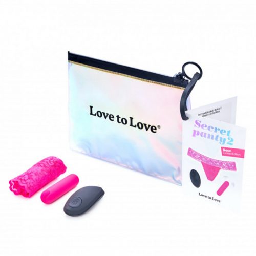 Love to Love - Secret Panty 2 - Panty Vibrator met Afstandsbediening - Roze