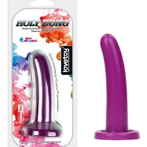 LoveToy - Holy Dong Small Dildo 11 cm - Paars