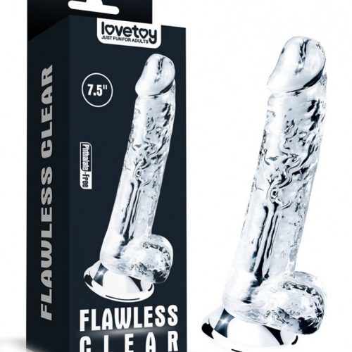 LoveToy - Flawless Clear Dildo 19 cm