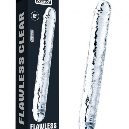 LoveToy - Flawless Clear Double Dildo 30 cm