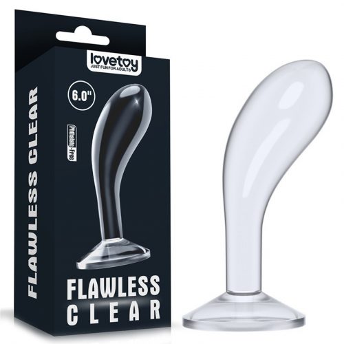 LoveToy - Flawless Clear - Prostaat Plug 15 cm