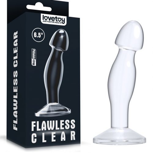 LoveToy - Flawless Clear - Prostaat Plug 17 cm