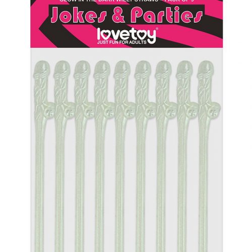 LoveToy - Glow in The Dark Rietjes - Set van 9