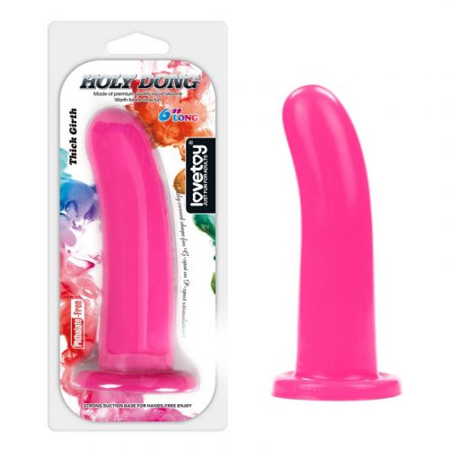 LoveToy - Holy Dong Large Dildo 15.5 cm - Roze