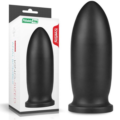 LoveToy - King Sized Anal Bomber 23 cm - Zwart