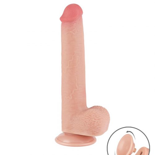 LoveToy - Aftrekbare dildo 22 cm (Ø 3.7 cm) - Nude