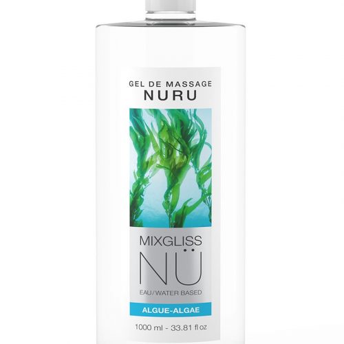 Mixgliss - NU Algue - 2-in-1 Massagegel en Glijmiddel op Waterbasis - 1000 ml