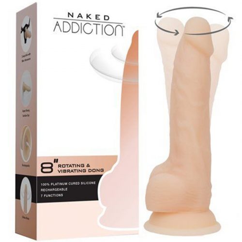 Naked Addiction Rotating & Vibrating Dong