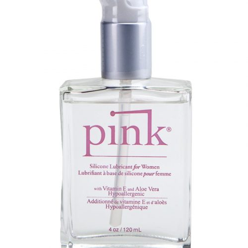 Pink - Glass - Glijmiddel op siliconenbasis - 120 ml