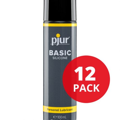 pjur - Basic - Glijmiddel op siliconenbasis - 100 ml (12 stuks)