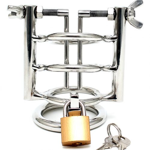 Rimba - Urethral Stretcher with Cockring and padlock