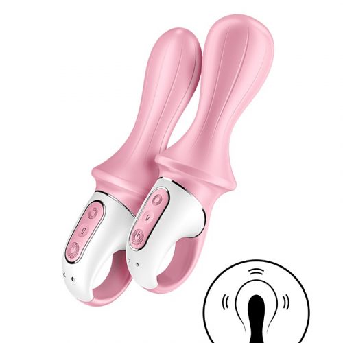 Satisfyer - Air Pump Booty 5+ - Opblaasbare Anale Vibrator (met App Control) - Roze