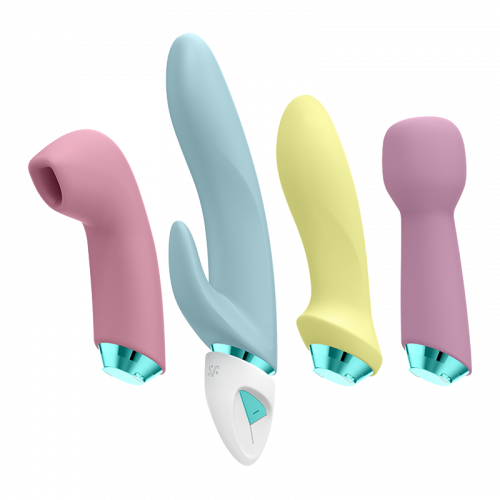 Satisfyer - Fabulous Four - Air Pulse + Vibrator Set - Multicolor