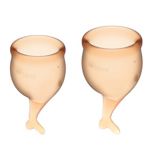 Satisfyer Feel Secure Menstrual Cup (Orange)