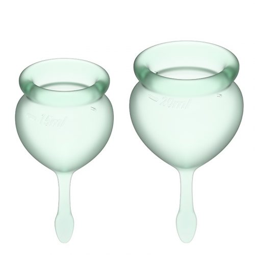 Satisfyer Feel Good Menstrual Cup (Light Green)