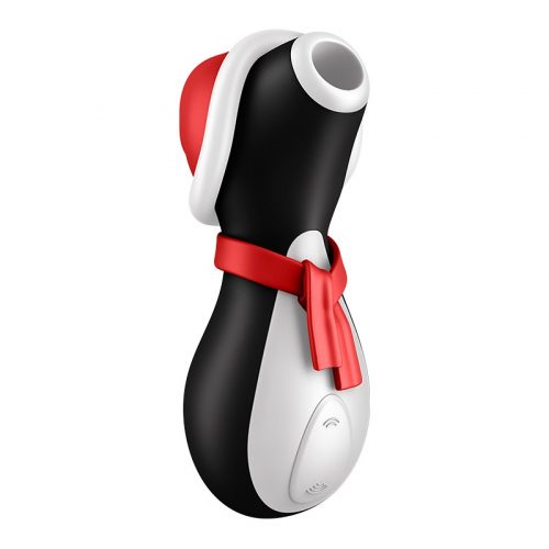 Satisfyer - Pinguïn Holiday Edition - Luchtdruk Stimulator - Zwart