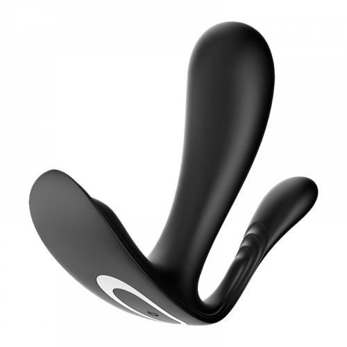 Satisfyer - Top Secret+ - Draagbare vibrator met anale stimulator - Zwart