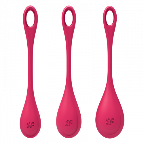 Satisfyer - Yoni Power 1 - Kegel Balletjes Set - Rood