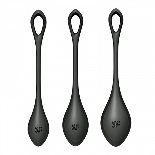 Satisfyer - Yoni Power 2 - Kegel Balletjes Set - Zwart