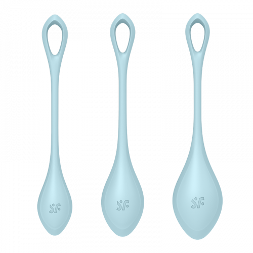 Satisfyer - Yoni Power 2 - Kegel Balletjes Set - Blauw