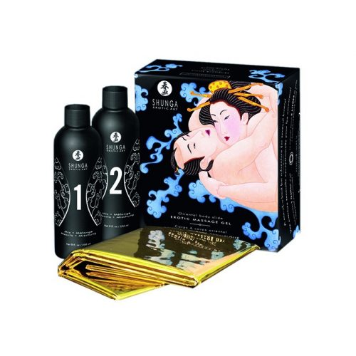 Shunga - Body to Body Massage Gel - Exotic Fruit 2 x 250 ml.