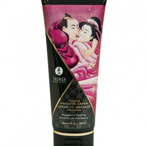 Shunga - Eetbare Massage Crème - Raspberry Feeling - 200 ml