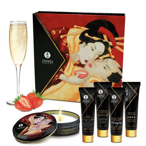 Shunga - Geisha Secret Kit Sparkling Wine Strawberry