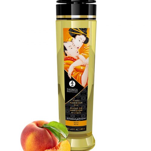 Shunga - Massage Olie - Stimulation Peach - 240 ml