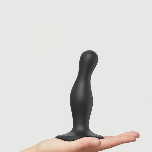 Strap-On-Me - Dildo Plug Curvy Maat S - Zwart