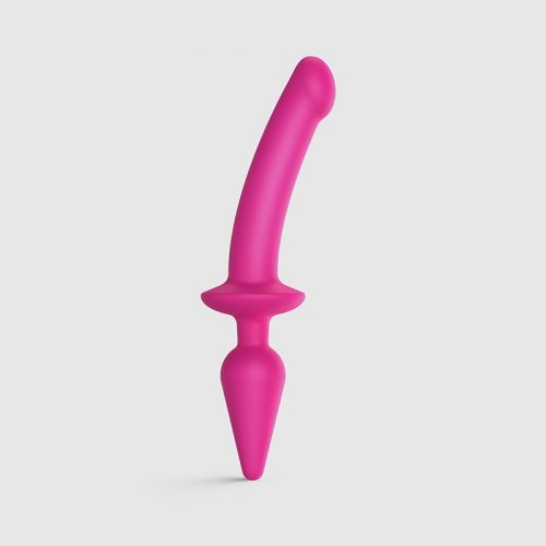 Strap-On-Me - Semi-Realistische Switch Plug-In - 2-in-1 Dildo & Butt Plug Maat L - Roze