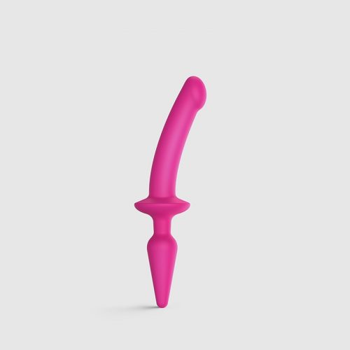 Strap-On-Me - Semi-Realistische Switch Plug-In - 2-in-1 Dildo & Butt Plug Maat S - Roze