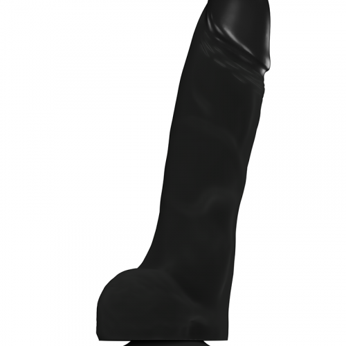 Strap-On-Me - Soft Realistic Dildo Size XL - Zwart