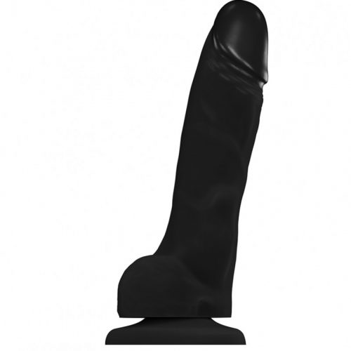 Strap-On-Me Soft Realistic Dildo Black Size L