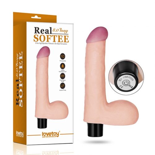 Vibrating Real Softee 8" Realistic