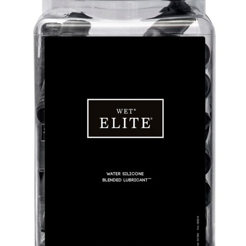 WET Elite Black Water Silicone Blend 36 x 30ml. in Counter Bowl